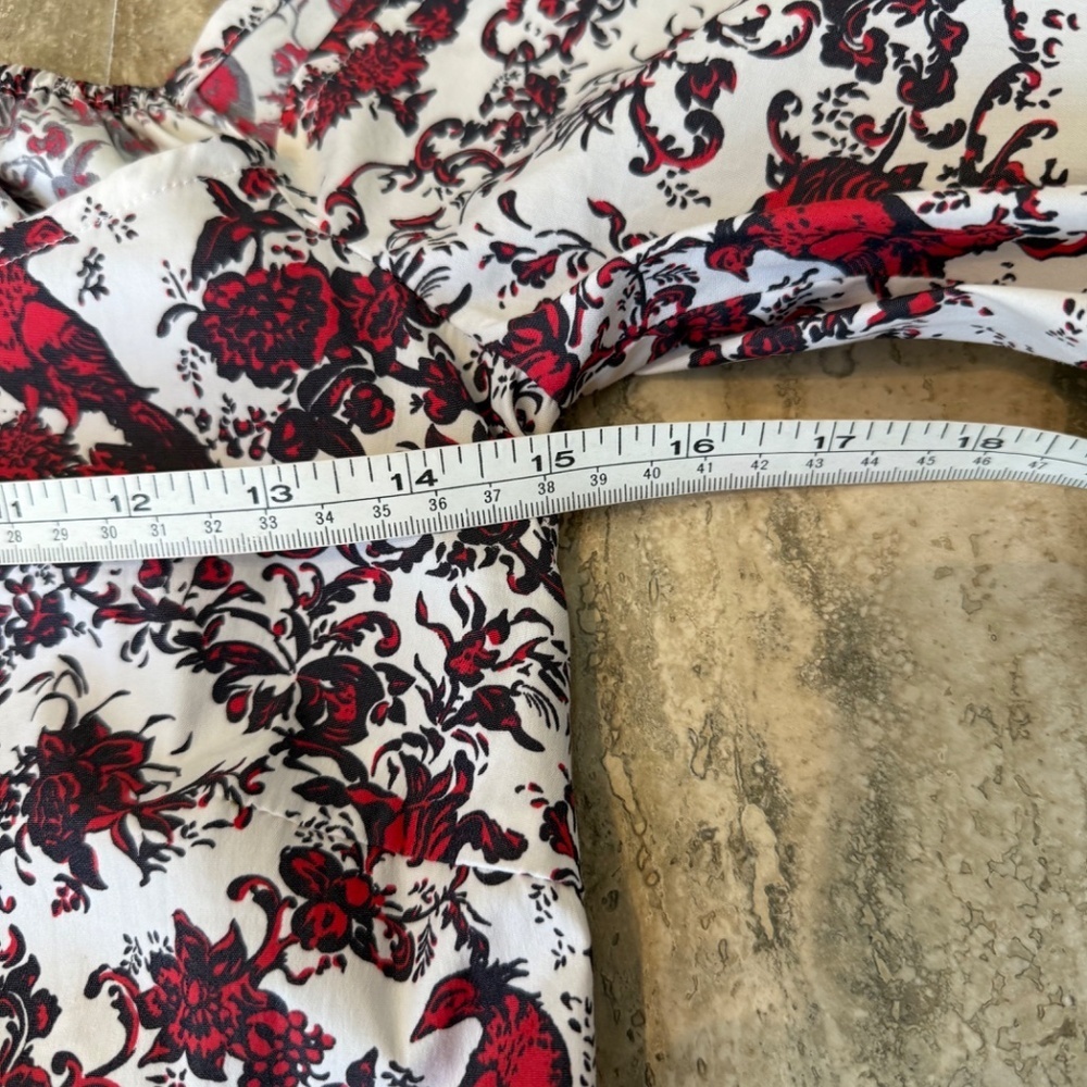 CAROLINE CONSTAS GISELLE PRINTED  BLOUSE SIZE S - Picture 8 of 8